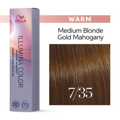 Illumina Color Medium Gold Mahagony Blonde 7/35 60ml